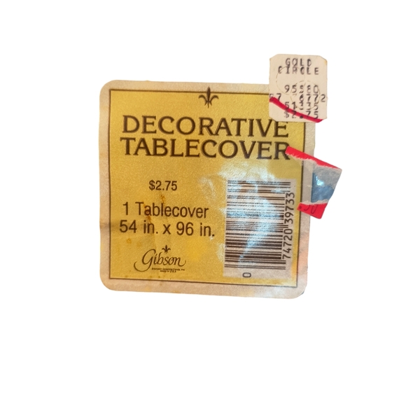 VintagGarfield Tablecloth Paper NIP 54x 96 Gibson Jim Davis Birthday - Picture 5 of 6